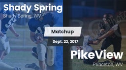Matchup: Shady Spring vs. PikeView  2017