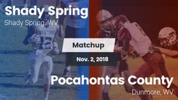 Matchup: Shady Spring vs. Pocahontas County  2018