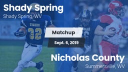 Matchup: Shady Spring vs. Nicholas County  2019