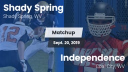 Matchup: Shady Spring vs. Independence  2019