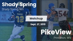 Matchup: Shady Spring vs. PikeView  2019