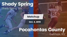 Matchup: Shady Spring vs. Pocahontas County  2019