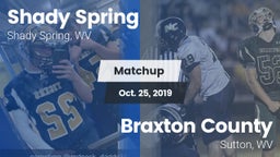 Matchup: Shady Spring vs. Braxton County  2019