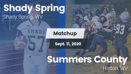 Matchup: Shady Spring vs. Summers County  2020