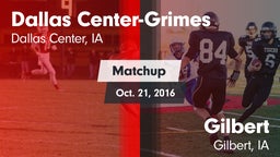 Matchup: Dallas Center-Grimes vs. Gilbert  2016