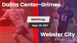 Matchup: Dallas Center-Grimes vs. Webster City  2017