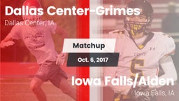 Matchup: Dallas Center-Grimes vs. Iowa Falls/Alden  2017
