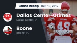 Recap: Dallas Center-Grimes  vs. Boone  2017