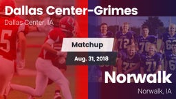 Matchup: Dallas Center-Grimes vs. Norwalk  2018