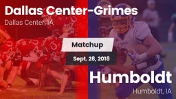 Matchup: Dallas Center-Grimes vs. Humboldt  2018