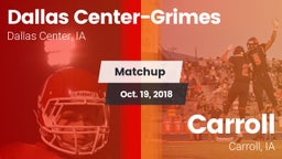 Matchup: Dallas Center-Grimes vs. Carroll  2018