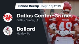 Recap: Dallas Center-Grimes  vs. Ballard  2019