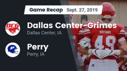 Recap: Dallas Center-Grimes  vs. Perry  2019