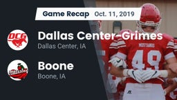 Recap: Dallas Center-Grimes  vs. Boone  2019