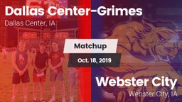 Matchup: Dallas Center-Grimes vs. Webster City  2019