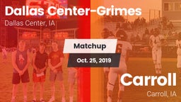 Matchup: Dallas Center-Grimes vs. Carroll  2019