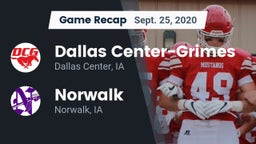 Recap: Dallas Center-Grimes  vs. Norwalk  2020
