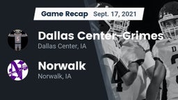 Recap: Dallas Center-Grimes  vs. Norwalk  2021