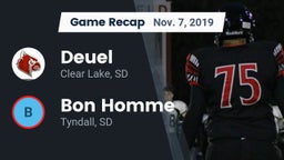 Recap: Deuel  vs. Bon Homme  2019