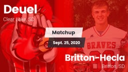 Matchup: Deuel vs. Britton-Hecla  2020