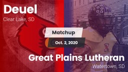 Matchup: Deuel vs. Great Plains Lutheran  2020