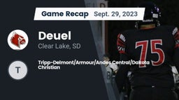Recap: Deuel  vs. Tripp-Delmont/Armour/Andes Central/Dakota Christian 2023