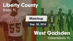 Matchup: Liberty County vs. West Gadsden  2016