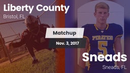 Matchup: Liberty County vs. Sneads  2017