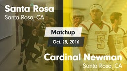 Matchup: Santa Rosa vs. Cardinal Newman  2016