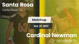 Matchup: Santa Rosa vs. Cardinal Newman  2017
