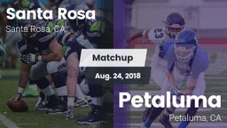 Matchup: Santa Rosa vs. Petaluma  2018