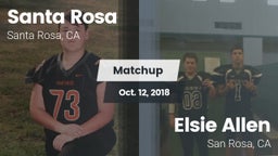 Matchup: Santa Rosa vs. Elsie Allen  2018