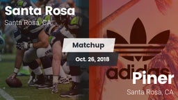 Matchup: Santa Rosa vs. Piner   2018
