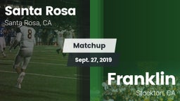 Matchup: Santa Rosa vs. Franklin  2019