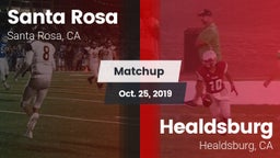 Matchup: Santa Rosa vs. Healdsburg  2019