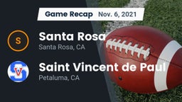 Recap: Santa Rosa  vs. Saint Vincent de Paul 2021