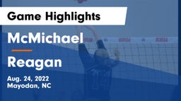 McMichael  vs Reagan  Game Highlights - Aug. 24, 2022