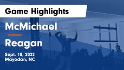 McMichael  vs Reagan  Game Highlights - Sept. 10, 2022