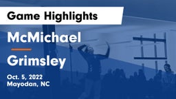 McMichael  vs Grimsley Game Highlights - Oct. 5, 2022