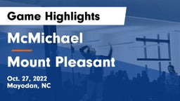 McMichael  vs Mount Pleasant Game Highlights - Oct. 27, 2022