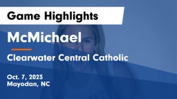 McMichael  vs Clearwater Central Catholic  Game Highlights - Oct. 7, 2023