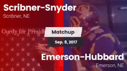 Matchup: Scribner-Snyder vs. Emerson-Hubbard  2017