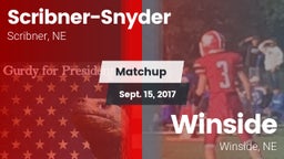 Matchup: Scribner-Snyder vs. Winside  2017