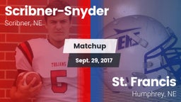 Matchup: Scribner-Snyder vs. St. Francis  2017