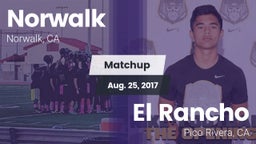 Matchup: Norwalk vs. El Rancho  2017