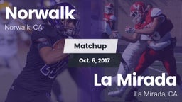 Matchup: Norwalk vs. La Mirada  2017