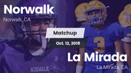 Matchup: Norwalk vs. La Mirada  2018