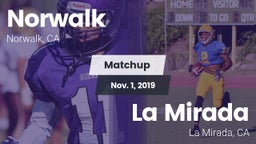 Matchup: Norwalk vs. La Mirada  2019