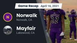 Recap: Norwalk  vs. Mayfair  2021