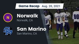 Recap: Norwalk  vs. San Marino  2021
